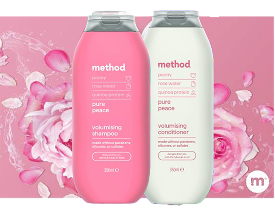 Method Hoitoaine Peace+Petals 350ml - Image 2