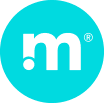 turkoosi m-logo